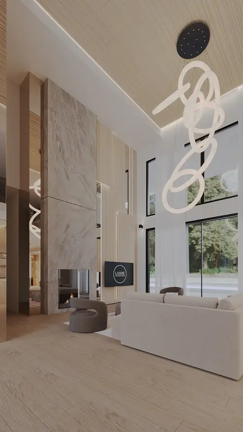 Midland — detail of the completed interior